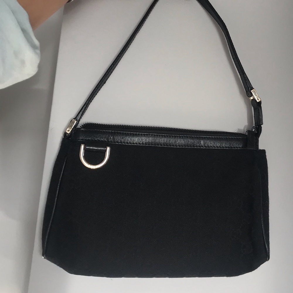 Gucci Pochette / Wristlet - black with monogram - Picture 2 of 6